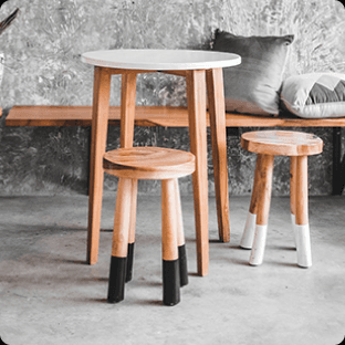 Library Stool Chair